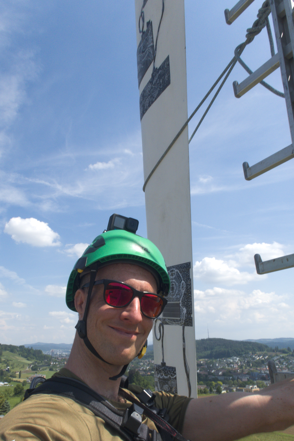 JulienDeparday's tweet photo. The last two weeks have been quite hectic with a presentation at #wesc2023 (the slides there: https://t.co/EXCri3AGCT), followed by submissions and revisions of articles, and in the meantime the preparation and installation of two new sensor nodes on our wind turbine! https://t.co/q2X2vRpGGI