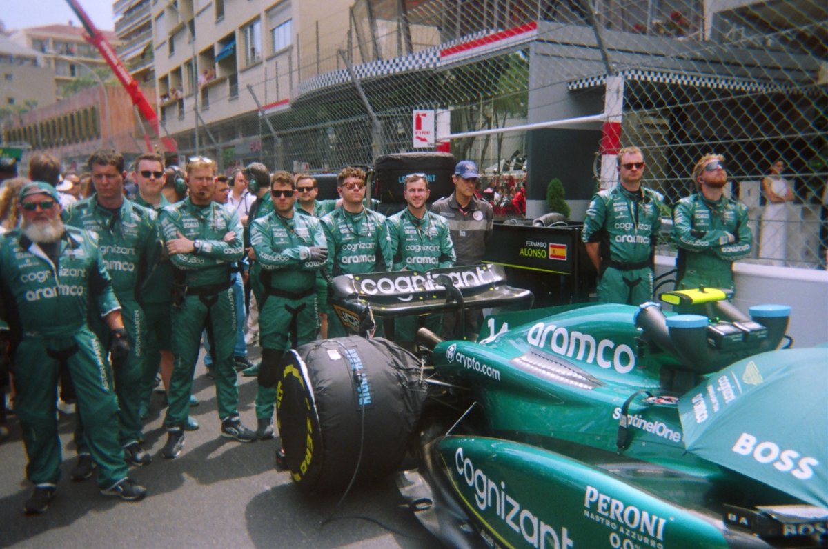AstonMartinF1's tweet photo. Throwing it back to Monaco with some film shots. 🎞 https://t.co/SUsYxV0iSY