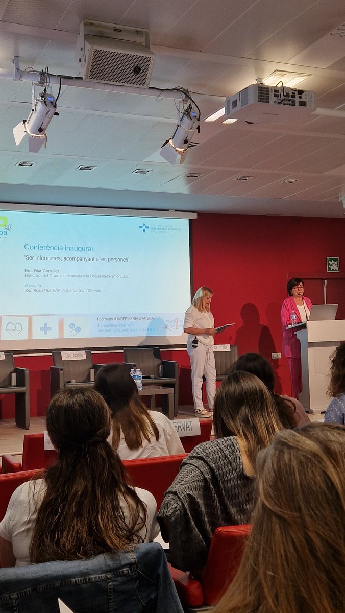 nuria (@nu1506) on Twitter photo Inicia la conferència inaugural <a href="/pgonzalezgal/">Pilar González Gálvez</a>. "Ser infermeres, acompanyant a les persones" #IJornadaInfermeriaAceba
#infermeria #nurseslead #cuidar #digitalitzacio Inicia la conferència inaugural <a href="/pgonzalezgal/">Pilar González Gálvez</a>. "Ser infermeres, acompanyant a les persones" #IJornadaInfermeriaAceba
#infermeria #nurseslead #cuidar #digitalitzacio