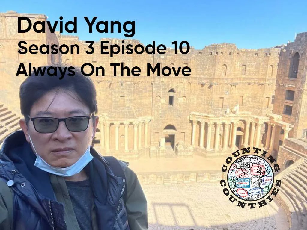 Travel legend David Yang joins Counting Countries to share his journey from Taiwan as a kid to the US, to working around the globe, to Chasing 193, and what comes next!

#Chasing193 #EveryCountry #CountingCountries #EveryPassportStamp 

buff.ly/3P3EoTK