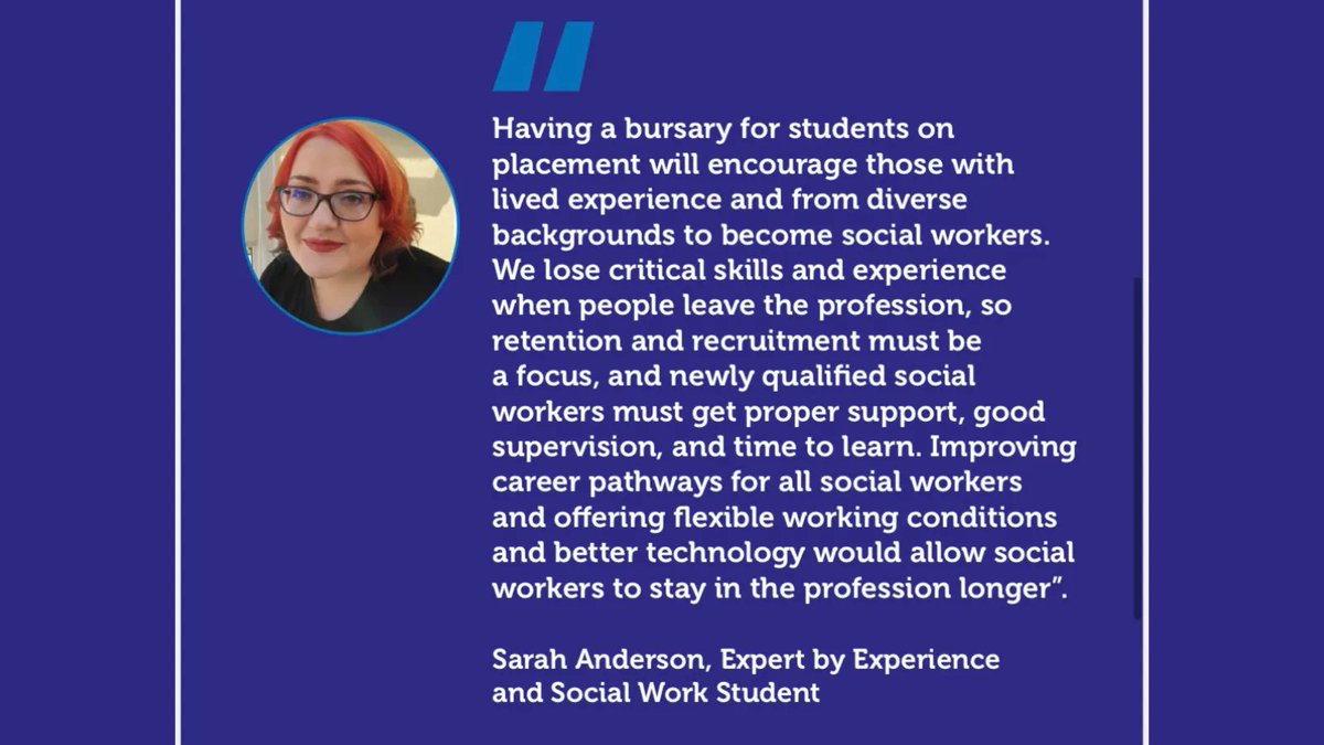 ScotsSW's tweet photo. One in four social workers leave within the first 6 years of practice. 

#MessagesfromSocialWork https://t.co/YIbTfCeNKV
