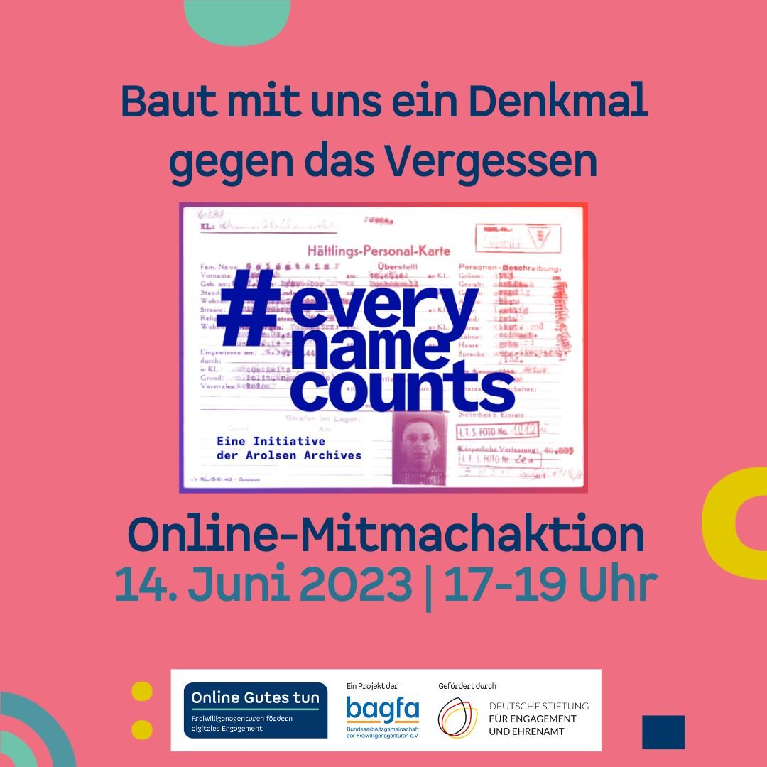FWALeipzig's tweet photo. Du möchtest gerne in ein #digitalesEngagement reinschnuppern? Dann komm zu unserer Online-Mitmachaktion #everynamecounts dazu 💻 🫶
👉 Hier direkt anmelden: https://t.co/G8kJi07FXQ
#engagiertinleipzig #freiwilligenagenturleipzig #ehrenamt #digitaltag2023 #onlinegutestun #bagfa https://t.co/BSLqUtycy8