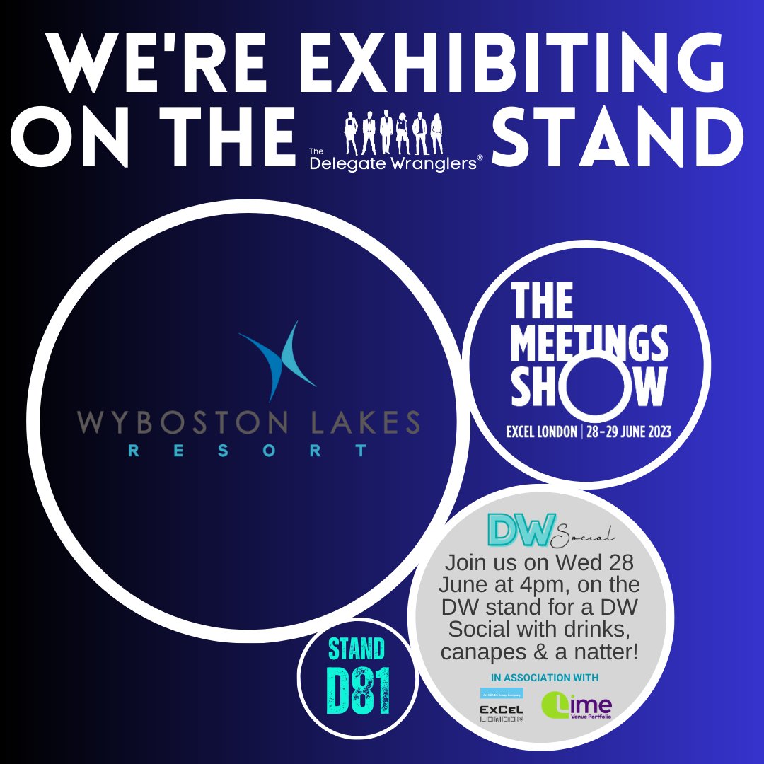 wl_resort's tweet image. We&apos;re exhibiting at @Del_Wranglers Pavilion. We&apos;d love you to drop by or make an appointment to have a natter with us, via the @MeetingsShow app. 

There will be a social at 4pm on 28th June too - join us!

#eventprofs #vevents #businesstravel #TheMeetingsShow2023 #TMS2023 #event