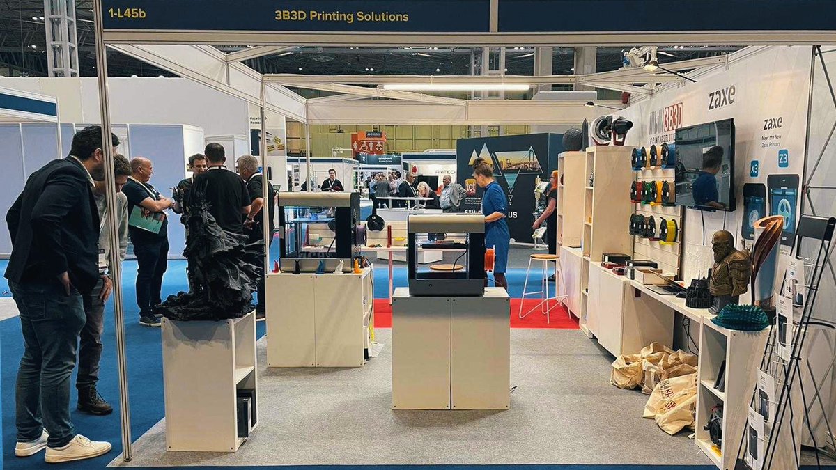 Zaxe3D's tweet photo. The first day of the fair was fantastic. We thank everyone who visited our booth. If you haven't come yet, hurry up, today is the last day. We are waiting for you at Stand: L-45.
#TCT3Sixty #ZaxeTechnology #StandL45 https://t.co/Egx5tkBLcQ