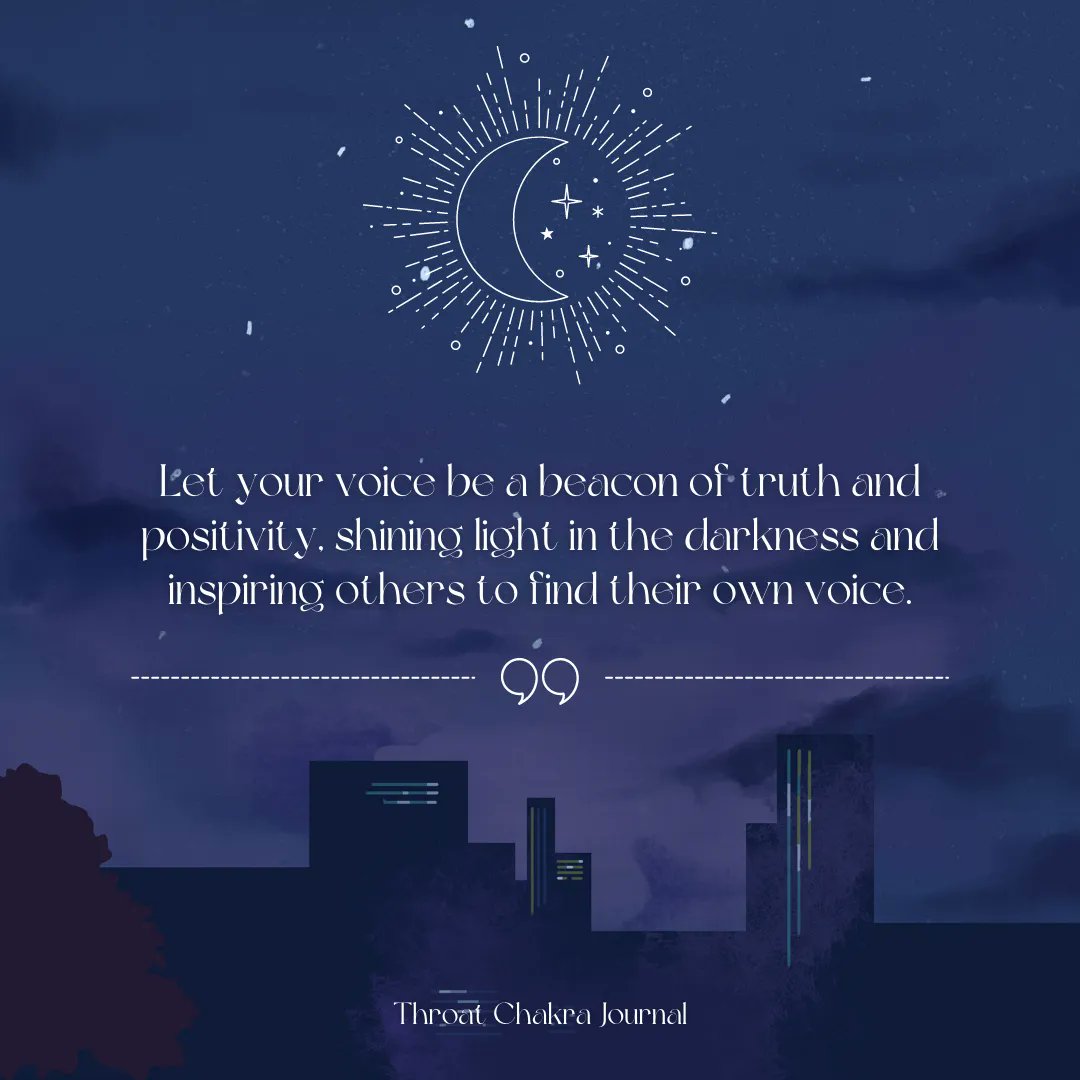 ThroatJournal's tweet photo. let your voice be a beacon after and positivity. shining light in the darkness and inspiring others to find their own voice

#throatchakra #chakra #dailyaffirmations #affirmations #positiveaffirmations #wordsofaffirmation #dailymotivation #manifestation #journaling #aesthetic https://t.co/50LSr22Z8h