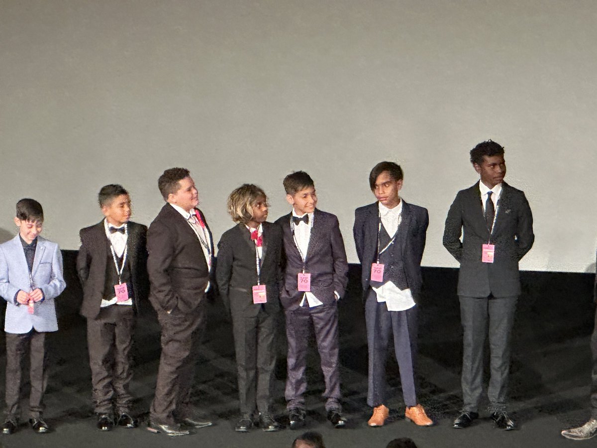 williamBrougham's tweet image. The director Warwick Thornton, producer Kath Shelper and young cast of the new Australian film ‘The New Boy’ at the opening of the @sydfilmfest at the @StateTheatreAU . Also featured is film festival director @NashenMoodley #thenewboy #sff #statetheatre #sydneyfilmfestival