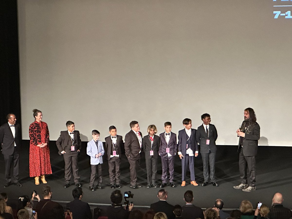 williamBrougham's tweet image. The director Warwick Thornton, producer Kath Shelper and young cast of the new Australian film ‘The New Boy’ at the opening of the @sydfilmfest at the @StateTheatreAU . Also featured is film festival director @NashenMoodley #thenewboy #sff #statetheatre #sydneyfilmfestival
