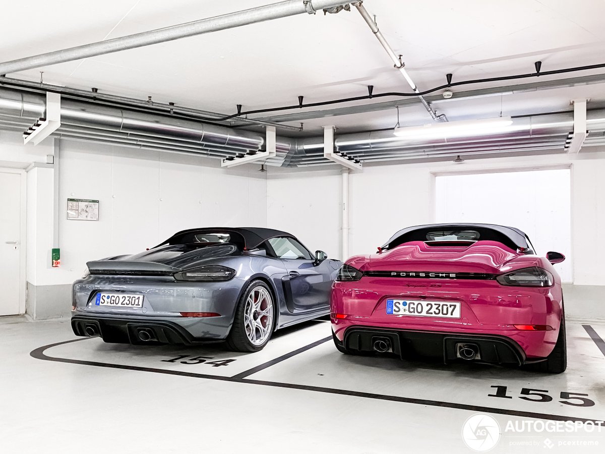 Zero2Turbo on Twitter "Two stunning Porsche 718 Spyder RS spotted at