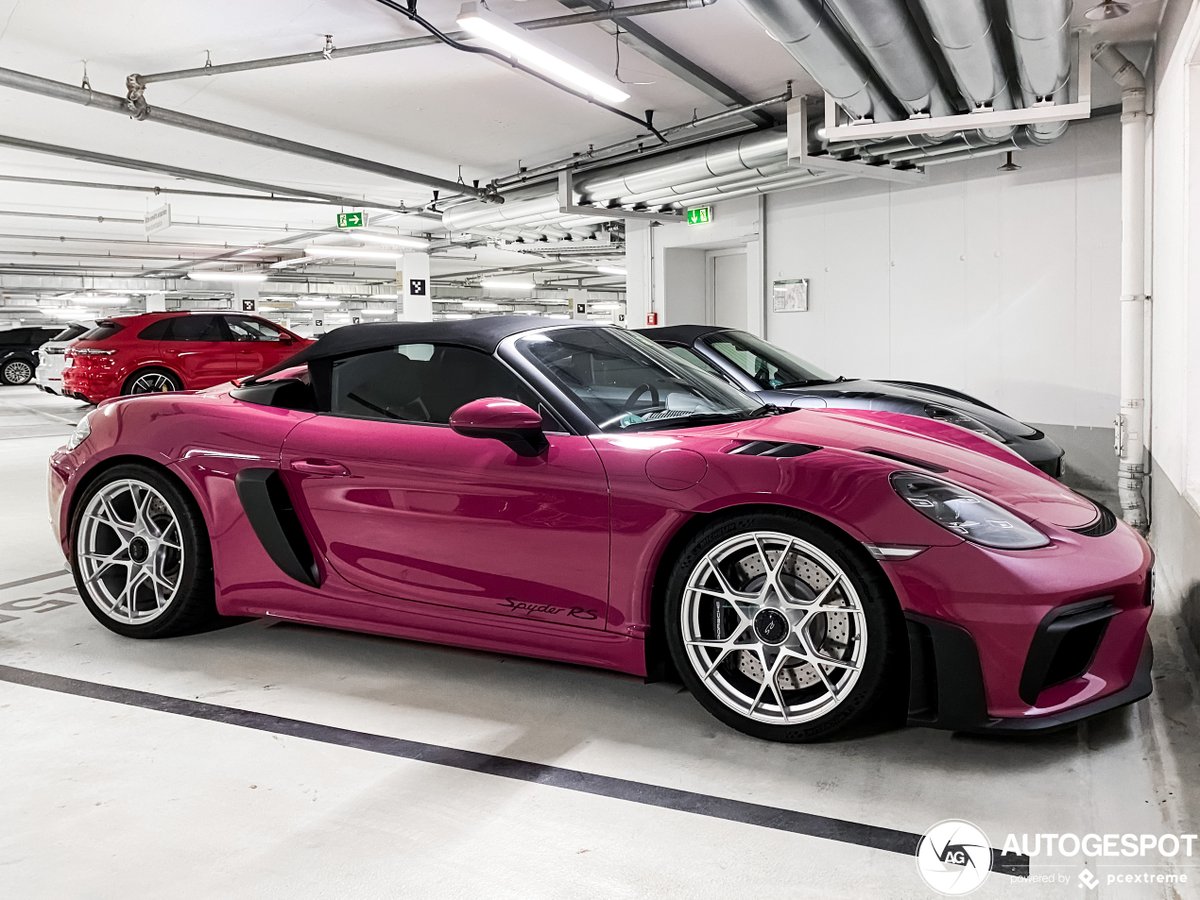 Zero2Turbo on Twitter "Two stunning Porsche 718 Spyder RS spotted at