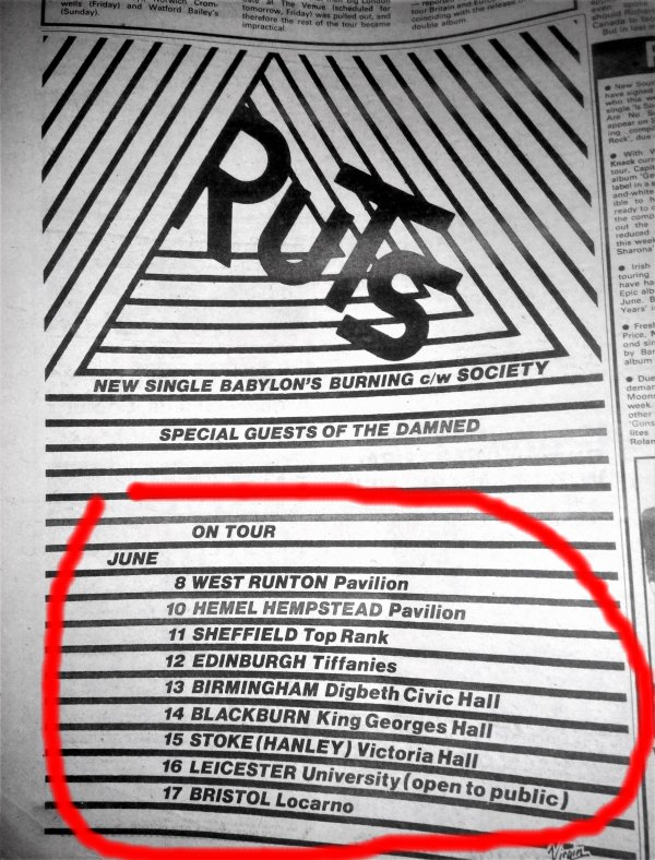 #OTD Friday 8th June 1979
Released in the UK
Babylon’s Burning – The Ruts
Apparently, it was originally recorded as a demo in High Wycombe. Went on to reach no.7 in UK charts while they continued on tour with The Damned. Did they come to a town near you?
#TheRuts <a href="/therutsdc/">Ruts DC</a>