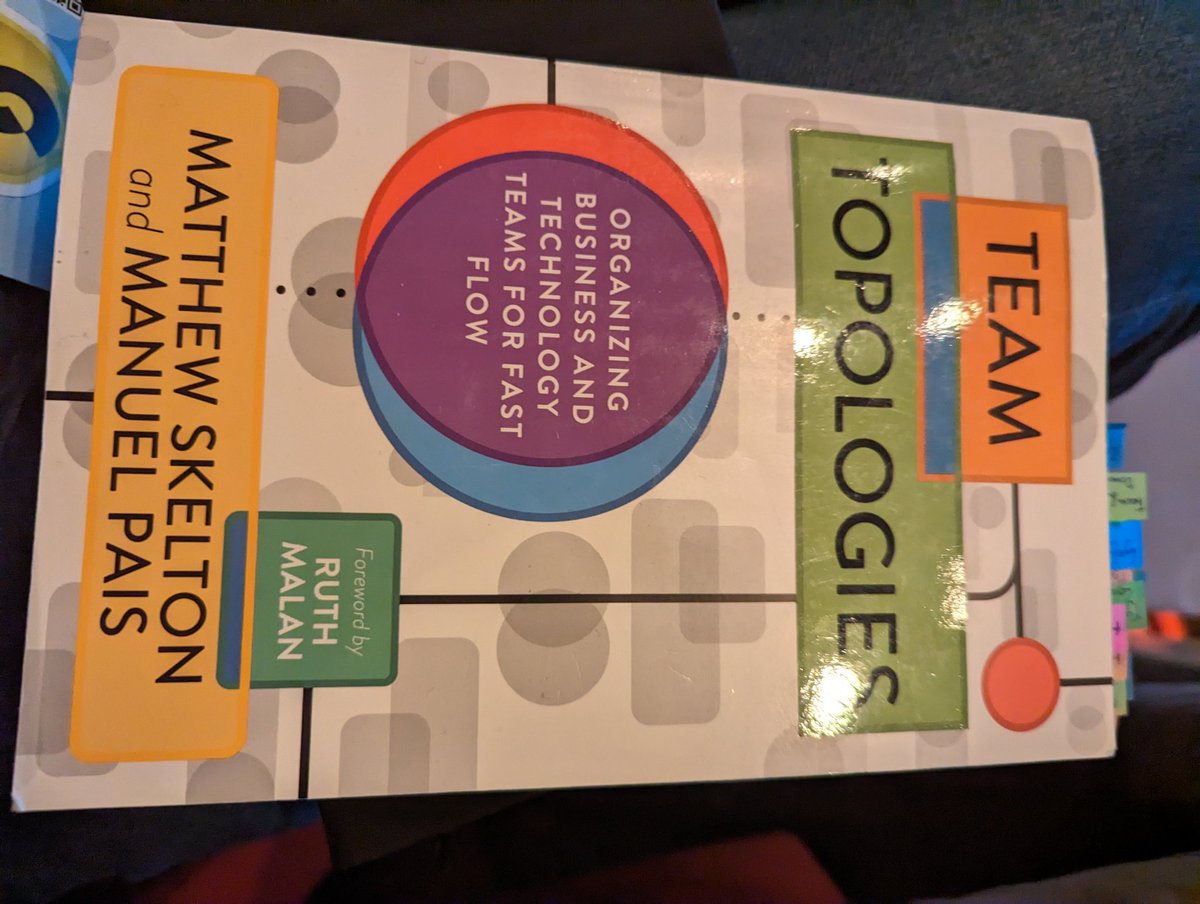 jacobduijzer's tweet photo. I brought the book, so maybe I should do a Lightning talk, an introduction on Team Topologies 🤓#teamtopologies #ddd23 @ddd_eu https://t.co/az1wwbVhsi