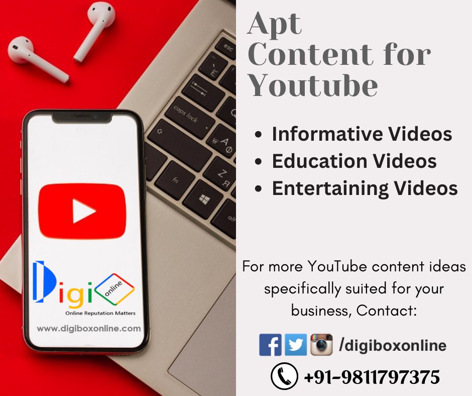digiboxonline's tweet photo. For apt YouTube content strategy for your business, Contact: https://t.co/ioWNLqjdzY
#YouTube  #marketing #views #business #tips https://t.co/Chhs0hC87P