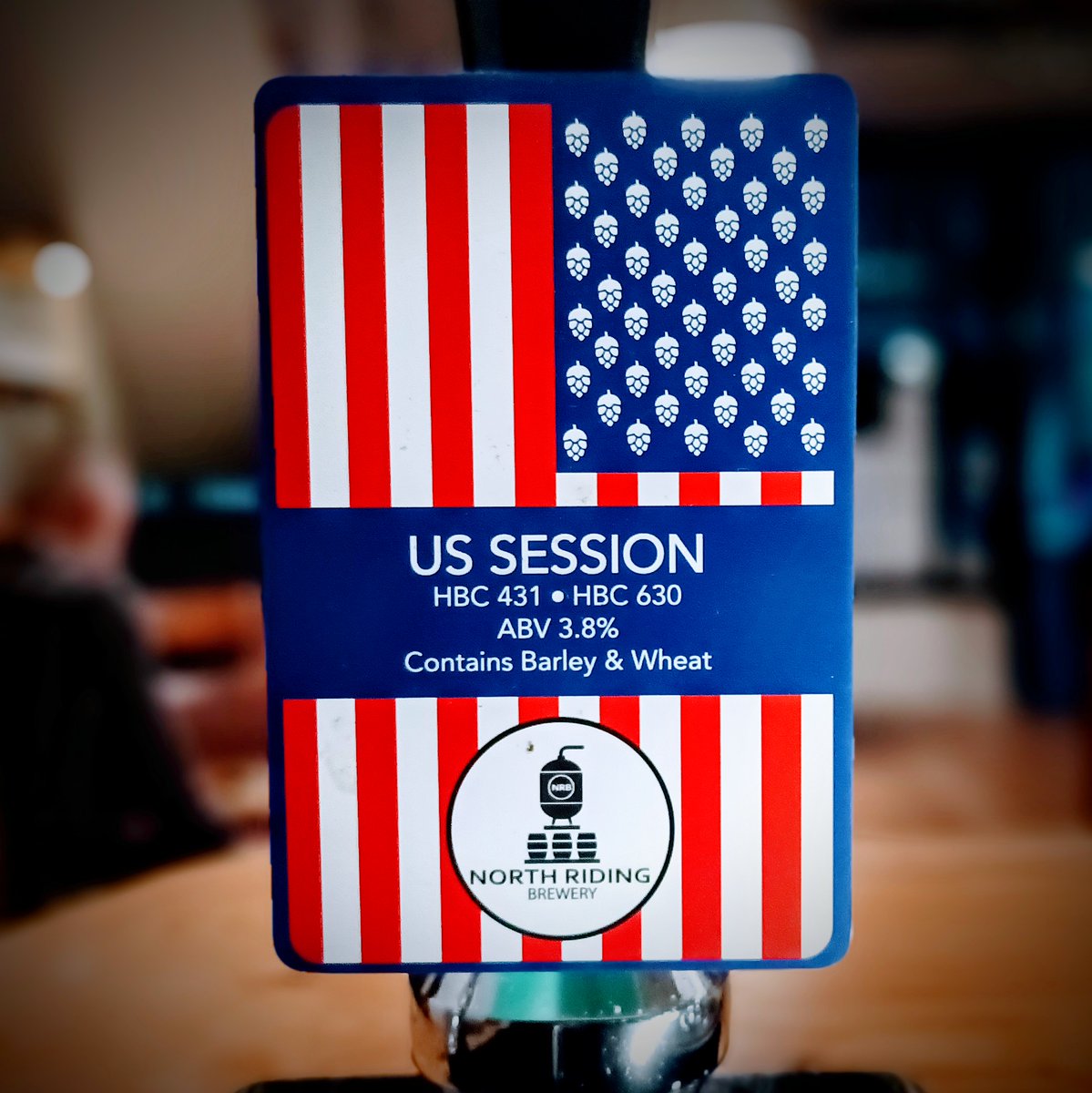 Fresh cask! The latest version of North Riding's US Session - hops so fresh, they don't have proper names yet! Zesty and refreshing...

Open at 4pm 👍

#colwynbay #alehouse
