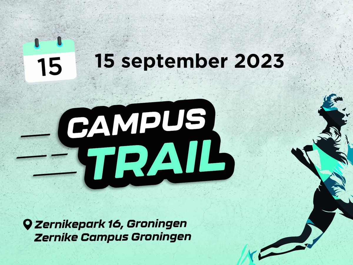 Terug van weggeweest: inschrijving geopend van nieuwe Campus Trail op 15 september 2023! The #CampusTrail is back on 15 September: registrations open! campus.groningen.nl/nl/nieuws/insc…