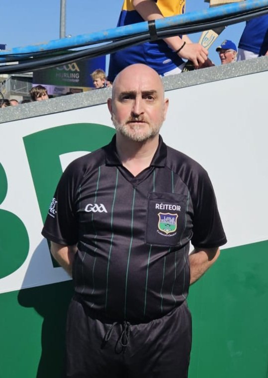 Declan Hickey, Ballyporeen. Primary Game Referee,
Semple Stadium.