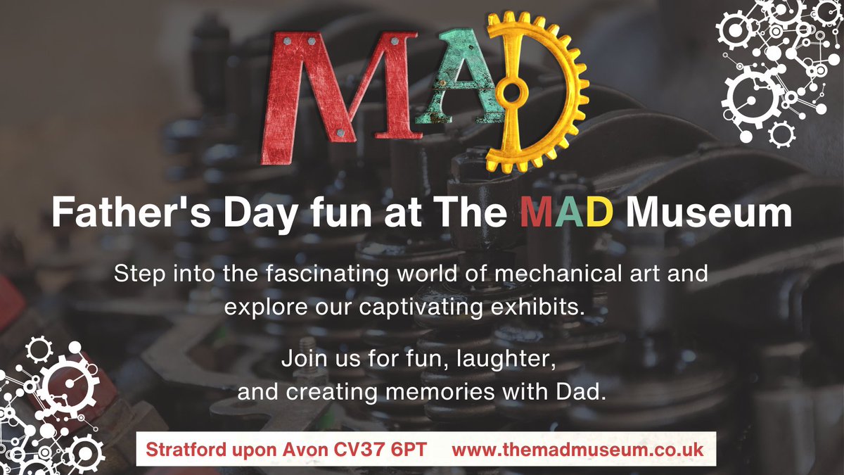 Celebrate the superhero in your life this Father's Day at The MAD Museum. Explore the world of mechanical art and embark on an unforgettable journey of creativity and wonder. #FathersDayAtMADMuseum  #MechanicalMarvels
bit.ly/43thZDs