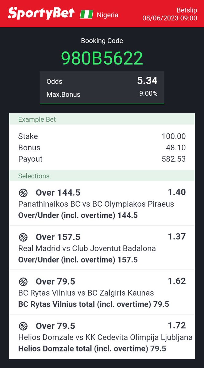 DreyBossTips's tweet photo. 980B5622 🏀🏀

5 Odds

Join for more 👇
https://t.co/hI2n9tfzke https://t.co/4DnazpHYXT