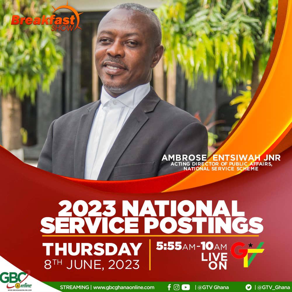 National Service Personnel! 

Do you have any question for the scheme? 

The acting director of public affairs is on our show this morning.

Send your questions here, use #GTVBreakfast