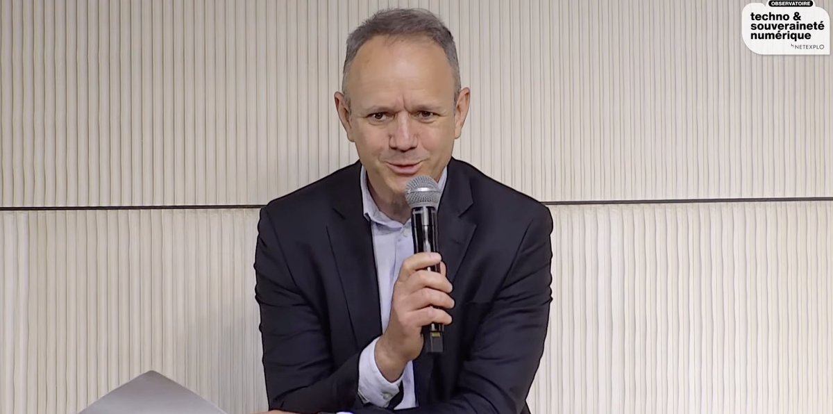 Netexplo's tweet image. 🎙️  Emmanuel Naëgelen, Directeur Général Adjoint de l&apos;@ANSSI_FR ,  est sur scène pour nous présenter l&apos;observatoire des métiers de la cybersécurité.