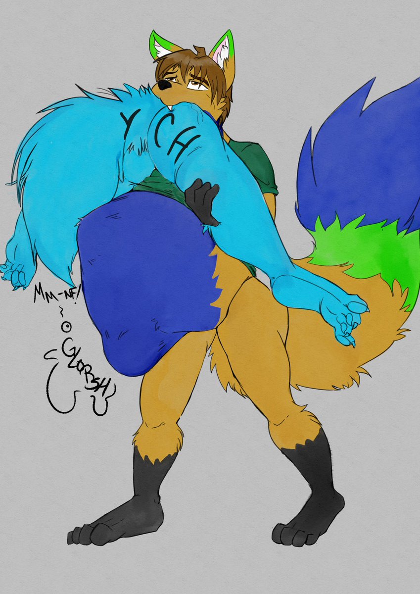 HungryFolf's tweet photo. Kyouti is hosting a YCH with my folf as the pred for those interested! I'm moving very soon, and any money raised for this YCH will help me do so! The listing for it is here: https://t.co/6hkqTjgify https://t.co/laLkqyS7cZ