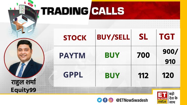 ETNowSwadesh's tweet photo. #MarketWithSwadesh | #Equity99 के राहुल शर्मा  से जानिए आज के लिए उनकी दमदार #TradingCalls

 #StockMarket  #StockInNews  #StocksToWatch 
@Equitywithrahul https://t.co/5IfBrbvyd2