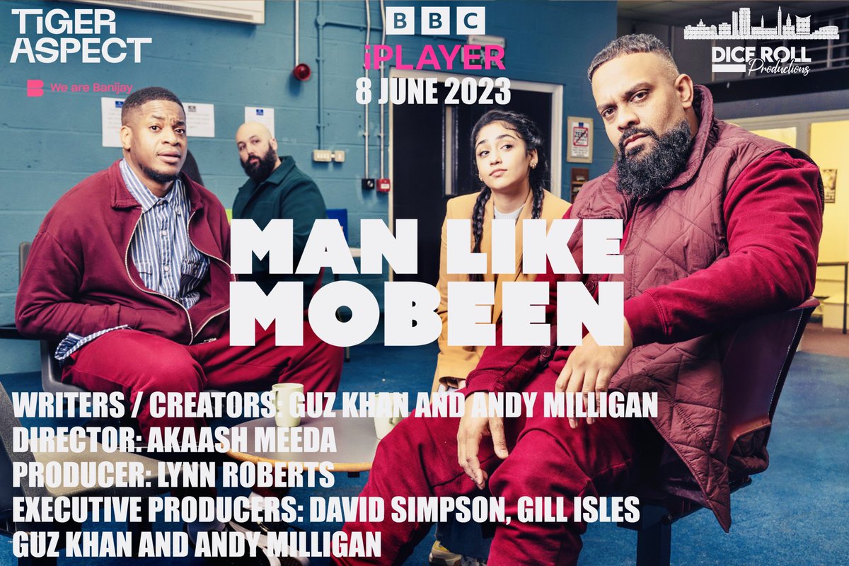 This is out today. All on <a href="/BBCiPlayer/">BBC iPlayer</a> now and on <a href="/bbcthree/">BBC Three</a> tonight. Feel beyond lucky we get to make this show. #manlikemobeen