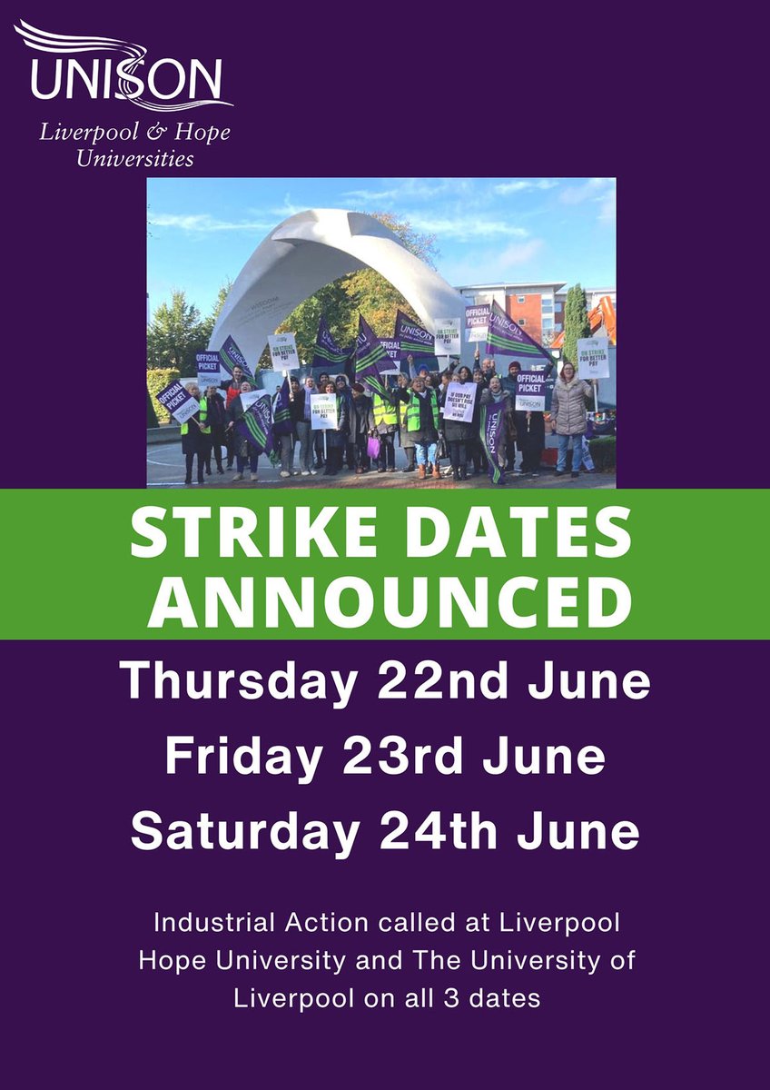 UNISON members do not take the decision to enter into industrial action lightly. It is a last resort.  

Our members are NOT worth 25% less today than they were 12 years ago.  

#SettleTheDispute #Fairpay