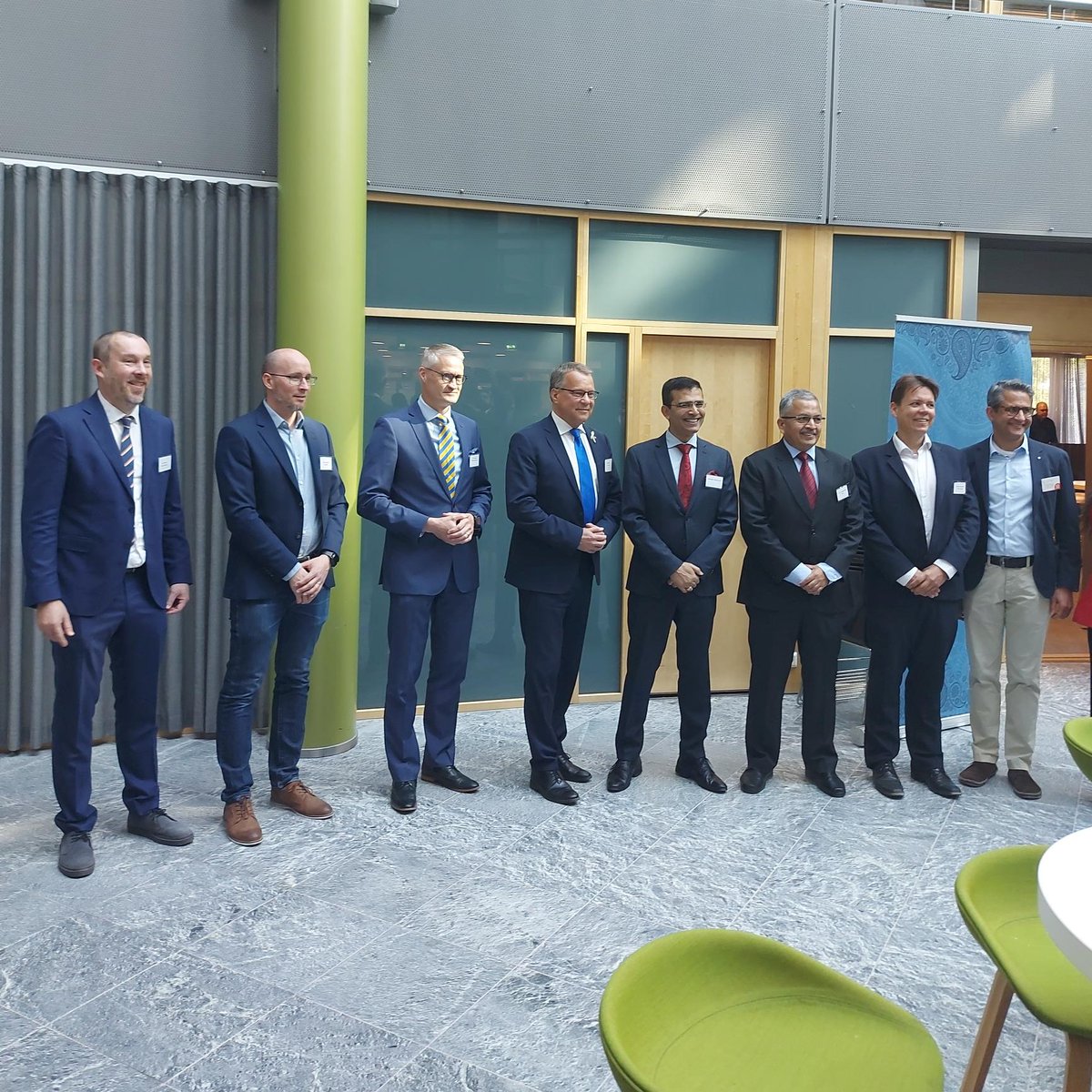 Bluefors (@bluefors_ltd) on Twitter photo Yesterday, our CTOO Anssi Salmela joined @IndEmbFinEst <a href="/EnterEspoo/">Enter Espoo</a> event for increasing collaboration between Finnish and Indian #quantum ecosystems.
We also had the pleasure of hosting <a href="/cdacindia/">C-DAC India</a> and <a href="/QuantrolOx/">QuantrolOx</a> for a factory tour at Bluefors Helsinki. Thank you for visiting us! Yesterday, our CTOO Anssi Salmela joined @IndEmbFinEst <a href="/EnterEspoo/">Enter Espoo</a> event for increasing collaboration between Finnish and Indian #quantum ecosystems.
We also had the pleasure of hosting <a href="/cdacindia/">C-DAC India</a> and <a href="/QuantrolOx/">QuantrolOx</a> for a factory tour at Bluefors Helsinki. Thank you for visiting us!