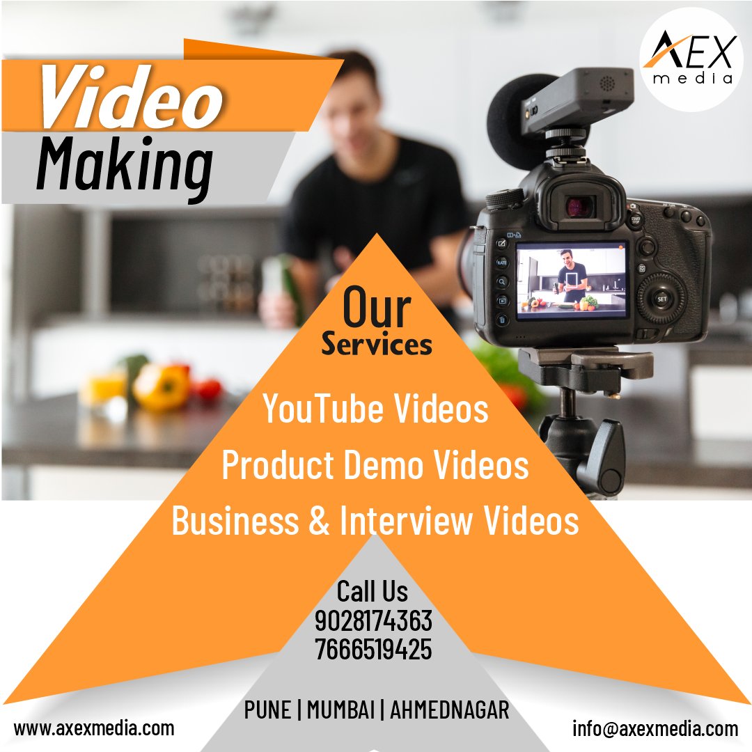 Video Making Service for Business, Corporate Shoot , Product Demo, Digital Videos, Branded Content. 
📲 9028174363 / 7666519425
🌐axexmedia.com
#videomakingservice  #videoproduction  #companyprofilevideo #corporatevideo #testimonialvideo  #VideoMakingAgency  #axexmedia
