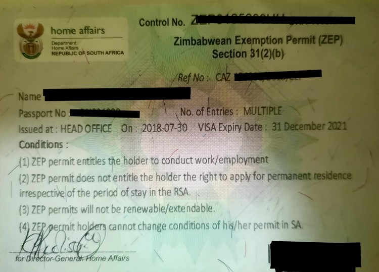 GroundUp_News's tweet photo. Zimbabwe extension permits extended until 31 December 2023 https://t.co/tkRvfppqJp https://t.co/dLfsLhhRma