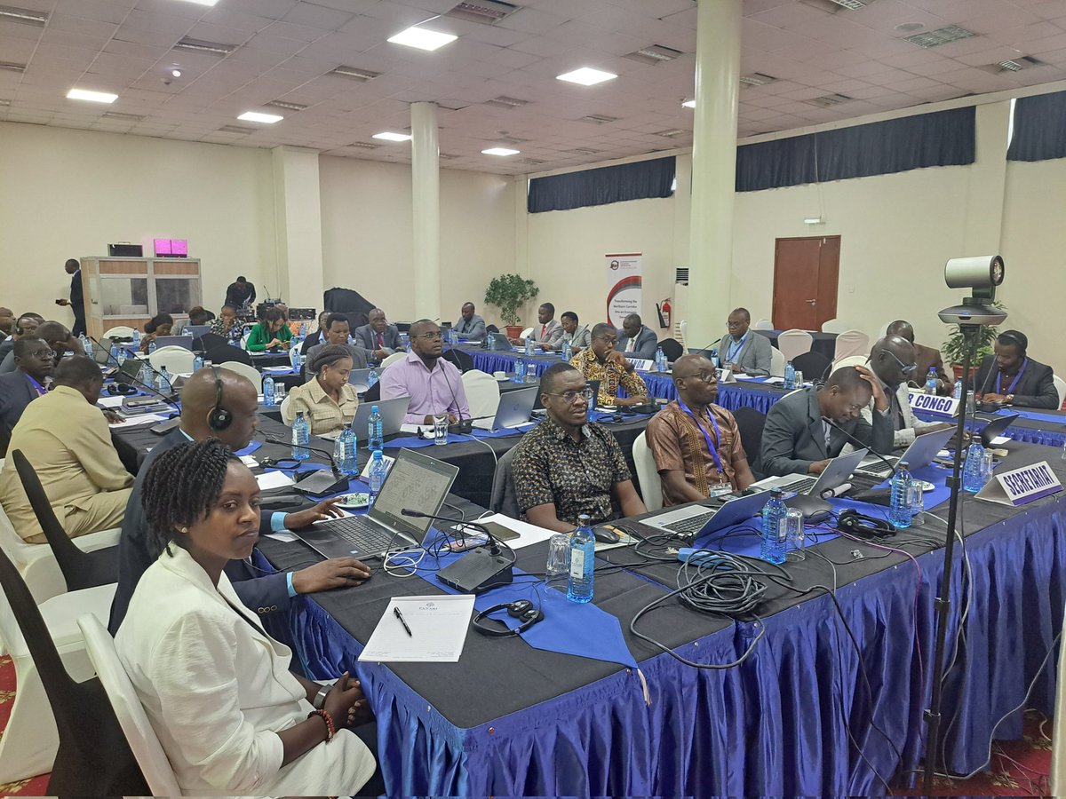 Mr. Alex M. Mbonye  from Uganda Shippers Council taking participants through the Inland Water Transport experience in Uganda during the ongoing Northern Corridor Trade and Multimodal  Transport Summit organized by <a href="/kmakenya/">Kenya Maritime Authority official</a> in collaboration with <a href="/NorthernCoridor/">NCTTCA</a>