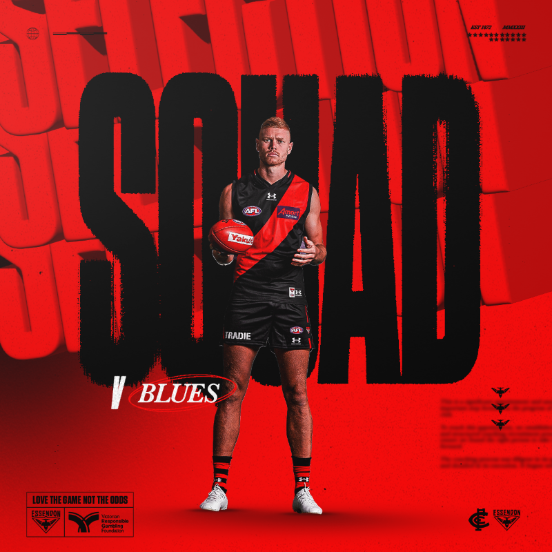essendonfc's tweet photo. HE'S INNNNN! 😍
