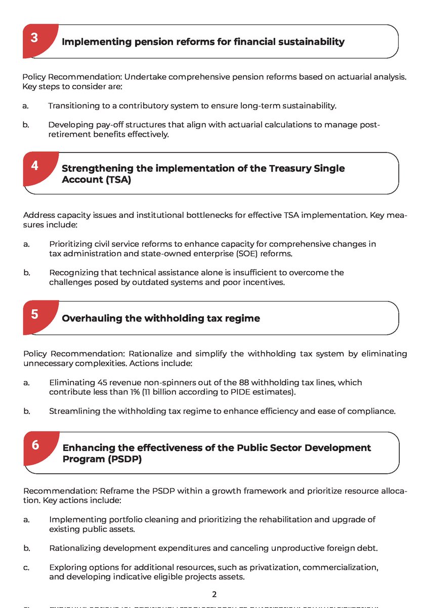 PIDEpk's tweet photo. The Pre-Budget policy recommendations, by MacroPolicyLab @PIDEpk comprehensive set of suggestions &amp; strategies aimed at addressing the fragile fiscal situation of Pakistan &amp; maximizing effective utilization of scarce fiscal resources. #Budget2023

Read: https://t.co/N9tc3TZXsR https://t.co/fjS8VsixW6