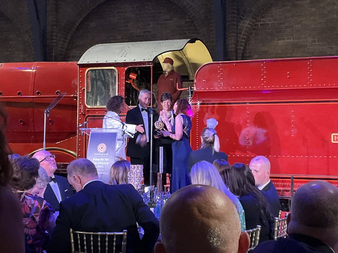 Congratulations to #Watatunga #Wildlife Reserve, @VisitWNorfolk, #SmallVisitorAttractionoftheYear at last night's fabulous @VisitEnglandBiz #VEAwards2023 - what a brilliant success for a start-up dedicated to #conservation and #sustainability.