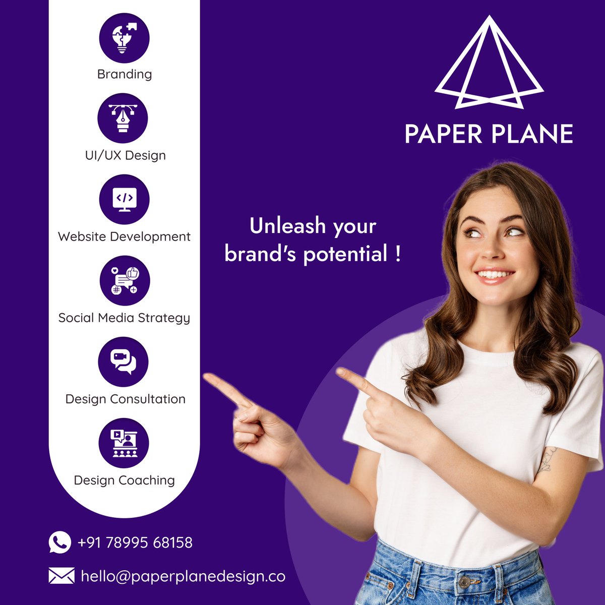 ppdindia's tweet image. Your vision, our expertise – a winning combination in design.
Call/ Whatsapp: +91 78995 68158
Email: hello@paperplanedesign.co
#websiteui #websitedesign #webappui #webapp #mobileapp #mobileappui #mobileappdesign #brochures #brochuredesign #presentation #ppt #pptdesign #leaflets