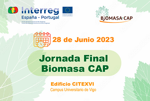 📅 #SaveTheDate. El 28 de Junio. 12:00 h #JornadaFinal del proyecto #BiomasaCAP en las instalaciones del <a href="/CT_EnergyLab/">Energylab</a> en el CUVI.  ¡Os esperamos!

+Info: biomasa-ap.com

<a href="/poctep/">Interreg España-Portugal</a> <a href="/uvigo/">Universidade de Vigo</a> <a href="/FEUGA_20/">FEUGA</a> <a href="/inega_gal/">Instituto Enerxético de Galicia</a> <a href="/ipvc_twit/">IPVC</a> <a href="/inegi_portugal/">INEGI driving science & innovation</a>
