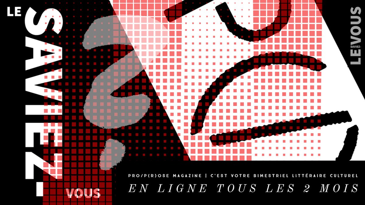 Le saviez-vous ? Les #cultures, les contre-cultures, l'#engagement, ce n'est pas pour nous du vent, alors on prend le temps et parfois... on le remonte ! proprosemagazine.wordpress.com/numeros/ [#presse à contre courant] #lecture #magazine
