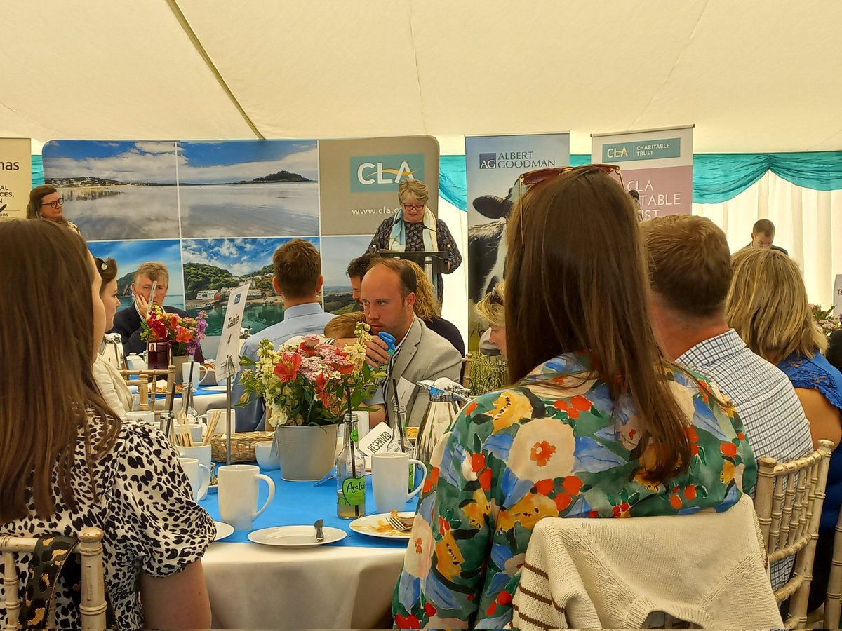 Andrew Ranson (@aranson10) on Twitter photo Enjoying a lovely breakfast <a href="/CLAtweets/">Country Land & Business Assn</a> and hearing our Minister for the first time. What a day at the <a href="/RoyalCornwall/">Royal Cornwall Show</a> Enjoying a lovely breakfast <a href="/CLAtweets/">Country Land & Business Assn</a> and hearing our Minister for the first time. What a day at the <a href="/RoyalCornwall/">Royal Cornwall Show</a>