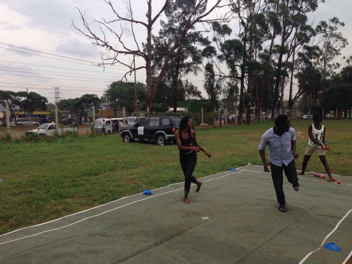 LucySsuubi's tweet photo. You should definitely 💯
#TBT to 2016 #5AsideUg at former KCCA grounds with @chezasport https://t.co/FNgGZ9V7Vf