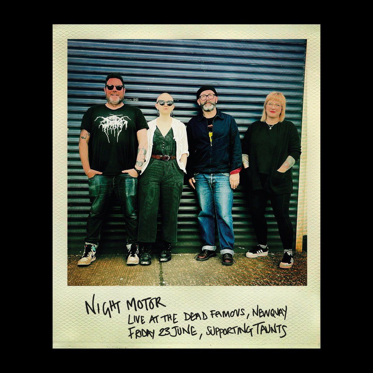 Gig coming up in Newquay! Supporting our mates <a href="/tauntsband/">Taunts</a> at <a href="/deadfamousnqy/">thedeadfamousnewquay</a> on Friday 23rd June! New line up and new sounds 💀