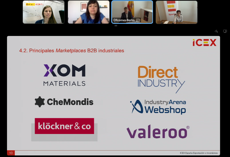 🗣️Ayer participaron 75 empresas, en el #webinario👩‍💻 organizado con la <a href="/IcexAlemania/">ICEX Alemania</a>  y  <a href="/lascribacchina/">Tatiana Schirinzi</a>, experta en Google, donde explicaron las claves de cómo abordar el mercado #Online  alemán 🇩🇪 para el sector industrial ⚙️🔧. 
Aprovecha este mercado👉
bit.ly/3quHg1o