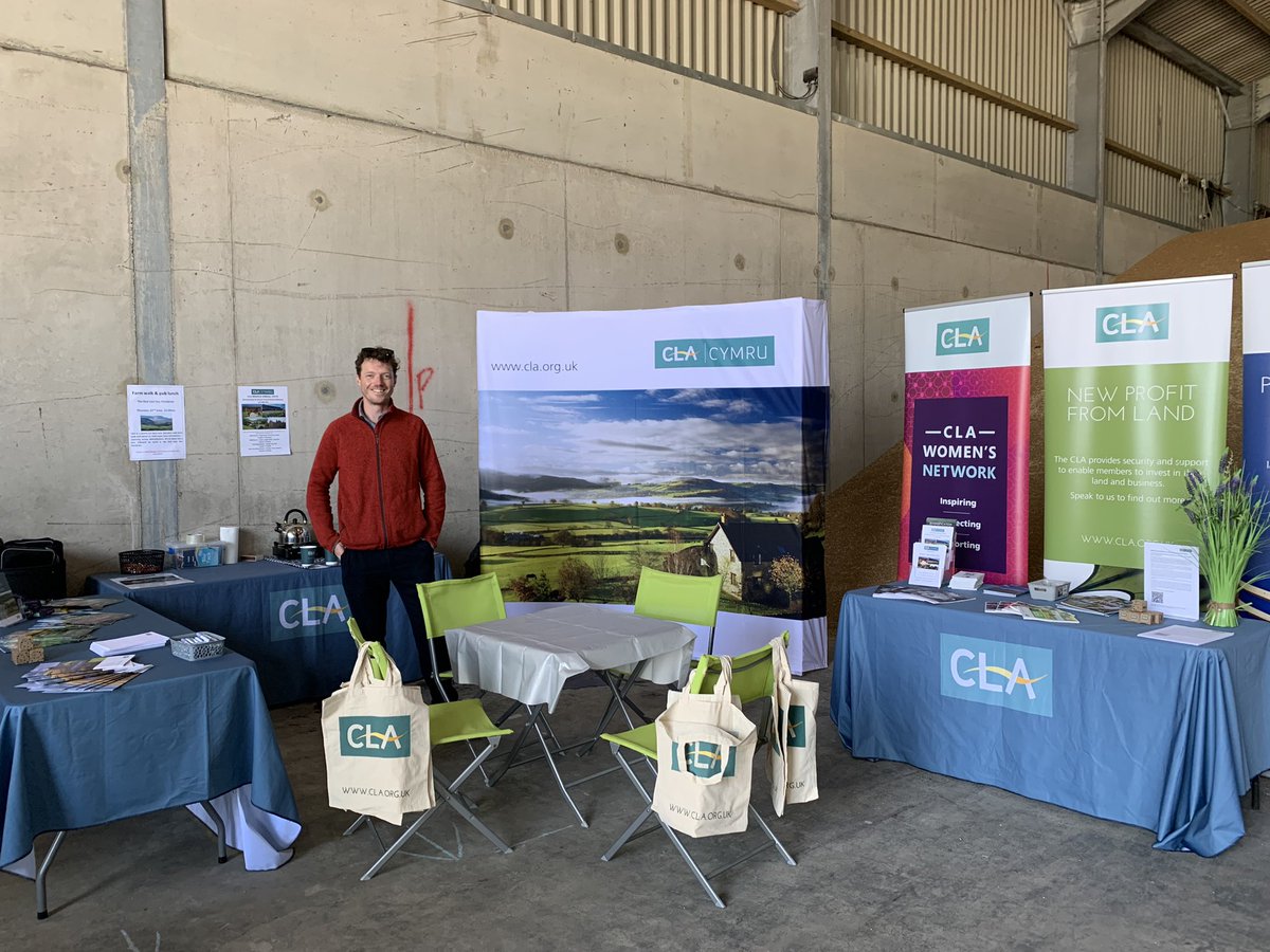Ready to welcome you to the stand here at Regen’23 @GlamorganRwas @CLAtweets