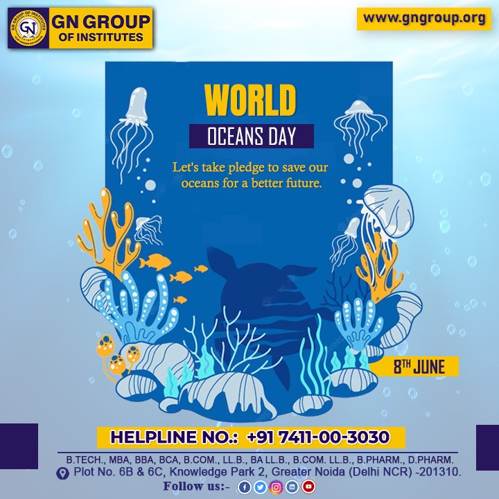 We ourselves feel what we are doing is just a drop in the ocean.  
From GN Group of Institutes Team We Wish You A Happy World Oceans Day.

 #WorldOceansDay #ProtectOurOceans #OceanConservation
#SaveOurSeas #BluePlanet #OceanHeroes