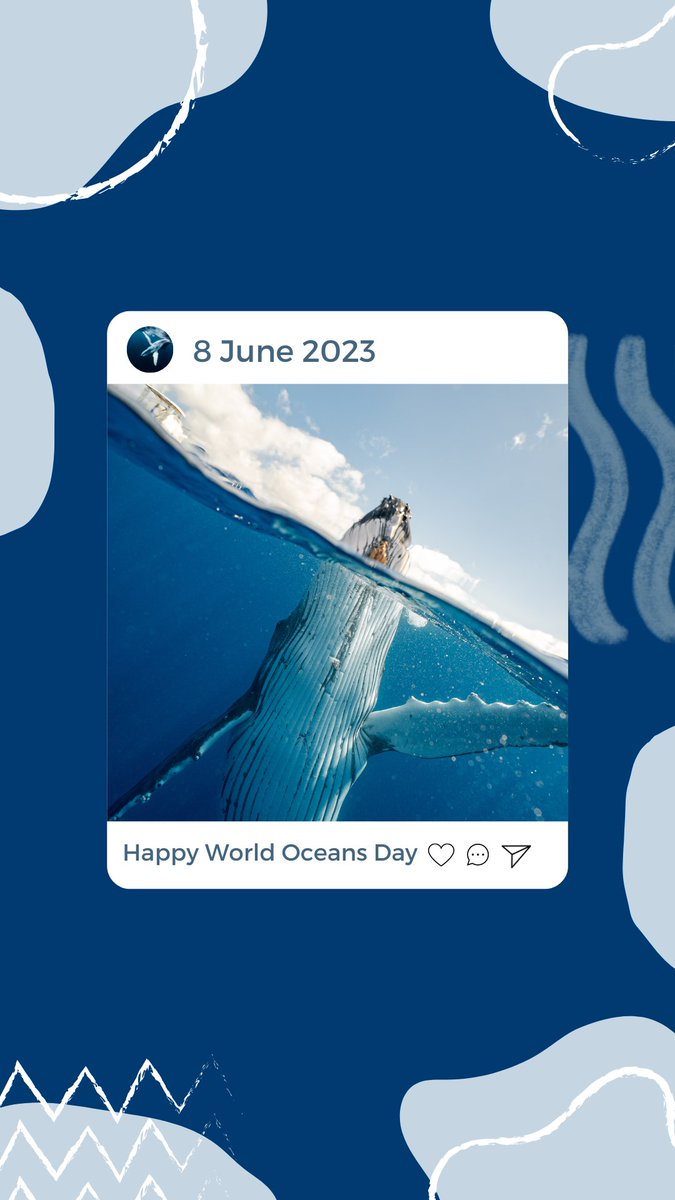 Happy World Oceans Day. Let's celebrate how important our oceans are and the vital role they play in sustaining our beautiful planet 💙 @WorldOceansDay #worldoceansday #wod2023