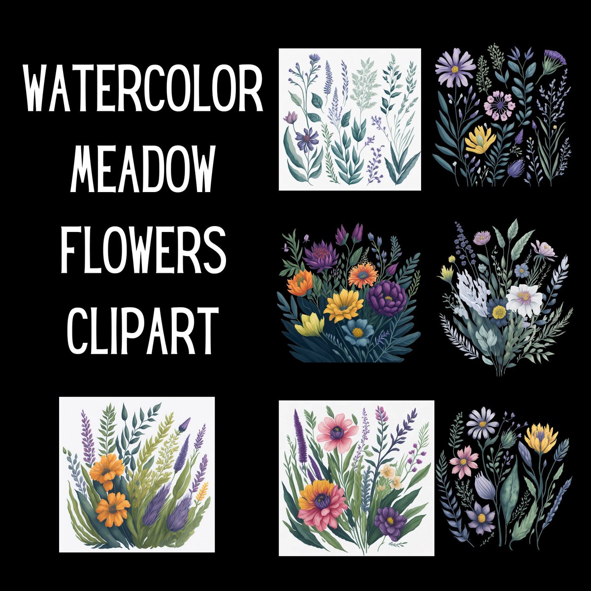 Mohamed79271017's tweet photo. Excited to share the latest addition to my #etsy shop: Watercolor Meadow Flowers Clipart - spring wildflower floral PNG format instant download for commercial use https://t.co/31lCBhgUL2 #anniversary #lunarnewyear #floralarranging #springclipart #wildflowerclipart #wil https://t.co/9brn1xgKb8