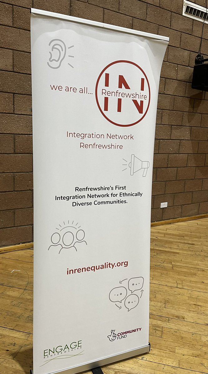 Getting set up for the IN-Ren ‘Racism in Health’ seminar <a href="/TannahillCentre/">Tannahill Centre</a> today. 
Tackling health inequalities.

#Racism #Health #HealthEquity
