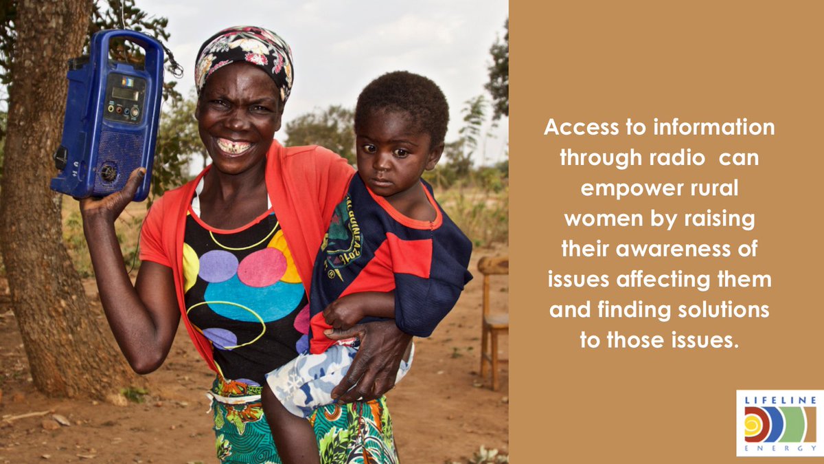 Our solar-powered radios 📻 are empowering women in rural communities by providing them with a platform to share their voices, access valuable resources, and drive positive change. #Radio #womenempowerment
