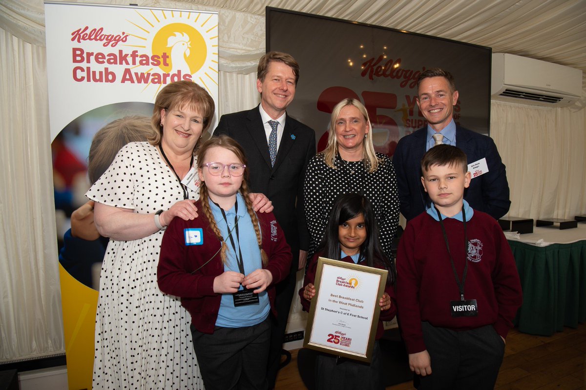 St Stephen's Breakfast club won Kellogg's West Midlands best breakfast club of the year. We were invited to London's Houses of  Parliament for a special award! Our club is run entirely on charitable donation. Thank you to everyone who contributes.