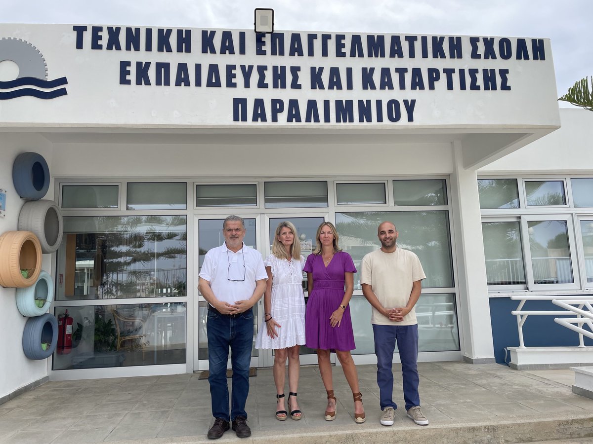 Job shadowing mobility… setting up partnerships in Cyprus 🇨🇾 🇪🇺
Thank you Tesek Paralimni 🙏
Académie de Poitiers #
⁦@DAREIC_Poitiers⁩
⁦<a href="/ErasmusplusFR/">Agence Erasmus+ France / Education Formation</a>⁩ ⁦<a href="/BndicteRobert/">Bénédicte Robert</a>⁩ <a href="/LPOJeanMonnet16/">Lycée MonnetCognac</a>