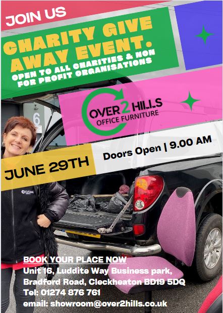 📷Just over Three weeks to go for our Summer Charity give away event. Our event is open to all charities and non for profit organisations. For more information or to book your visit. Get in touch and let us help you.📷